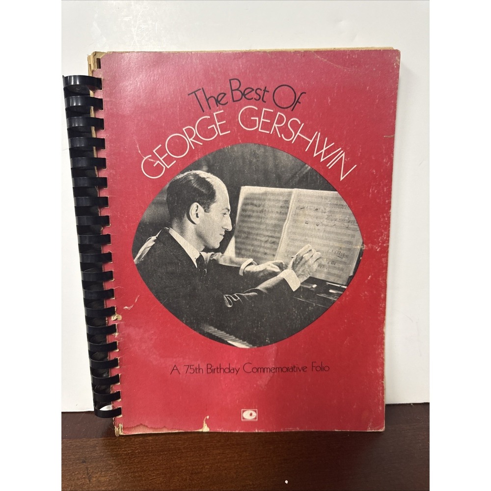 Best of George Gershwin 75th Birthday Commemorative Folio 1973 Piano Vocal‎